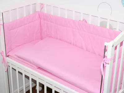 Produktbild von Baby Bettwäsche für Beistellbett 40x90cm Set mit Nestchen Spannbettlaken 6 teilig - D13