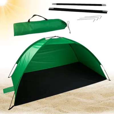 Obrázok produktu pre Verk 14526 Stan plážový 185 x 110 x 90 cm modrozelený