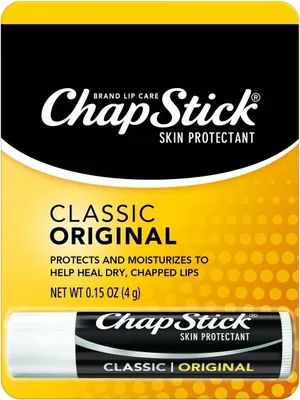 Produktbild von ChapStick | Lippenbalsam, Frostschutz, Lippenstifte, Feuchtigkeitsspendender | Classic-Klassisch, 4g