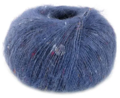 Produktbild von Lana Grossa - Natural Superkid Tweed 0619 dunkelblau