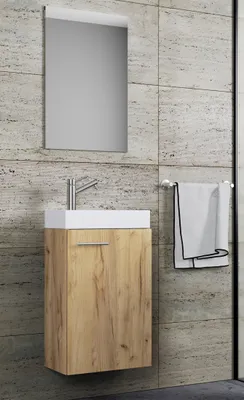 Produktbild von Slito Badmöbel-Sets A Honig Eiche Nachbildung.