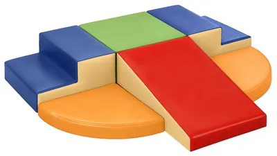 Obrázok produktu pre Sada 6 mäkkých lezeckých blokov pre deti