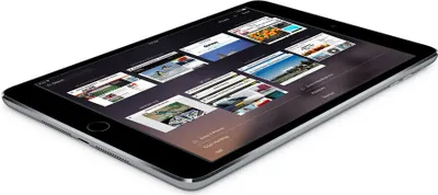 Produktbild von Apple iPad Air 2, 24,6 cm (9.7"), 2048 x 1536 Pixel, 32 GB, 2 GB, iOS, Grau