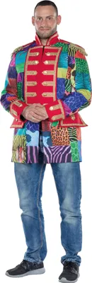 Produktbild von Rubie's kostüm Jacke mit Admirals-Revers, Multicolor, Größe 54