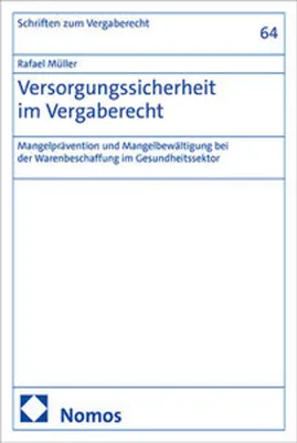 Produktbild von Versorgungssicherheit im Vergaberecht