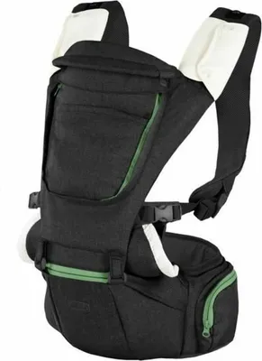 Produktbild von Ergonomische Babytrage CHICCO - Hüftsitz Pirate Schwarz - Vorne/hinten - Unisex - 0-15 kg