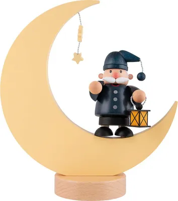 Immagine prodotto di Figura di fumo uomo nella luna LxHxP 21x23x8cm NUOVO