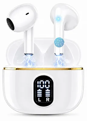 Obrázek produktu pro Bluetoothová sluchátka, Hi-Fi stereo, sluchátka do uší, bezdrátová