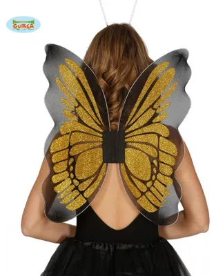 Produktbild von goldene Schmetterling Flügel für Damen ca. 46 x 54 cm