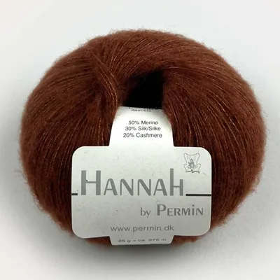 Produktbild von Hannah by Permin – s Garn aus Wolle, Seide und Kaschmir (16 Knäuel)