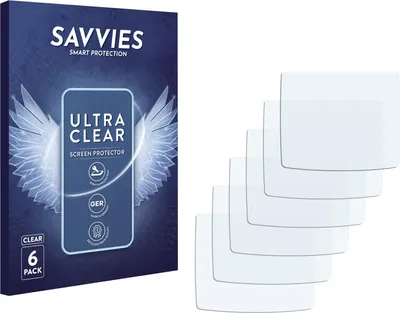 Produktbild von 6x Für Sepura STP9000 Schutzfolie Savvies Displayschutz Display Schutz Folie Klar Transparent