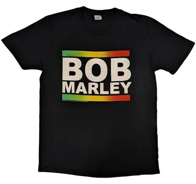 Produktbild von Bob Marley Rasta Band Block Black L T-Shirt