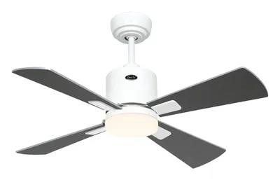 Immagine prodotto di Ventilatore da soffitto ECO NEO III 92 Bianco - Wengé/Argento WiFi con luce