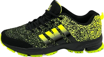 Produktbild von Venustein Herren Damen Sportschuhe Turnschuhe Laufschuhe Sneaker Hallenschuhe, Schwarz-Grün, Größe 44