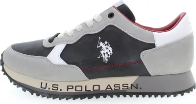 Produktbild von US Polo  Herrenschuhe sportlicher Schnürer Grau Freizeit, Schuhgröße:42 EU