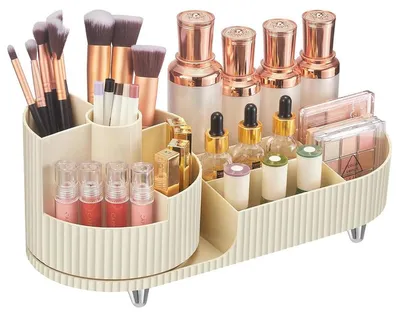 Image de Organisateur rotatif à 360° pour maquillage et cosmétiques