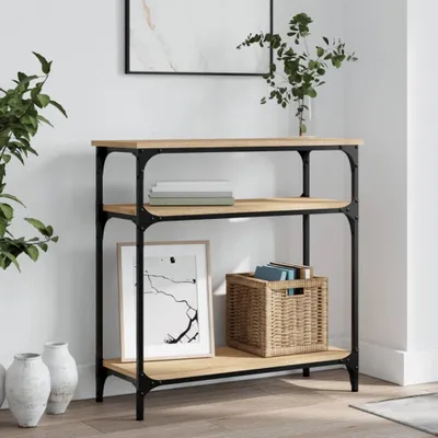 Produktbild von "im " Konsolentisch Sonoma-Eiche 75x29x75 cm Holzwerkstoff - Kaffeetisch CC22859