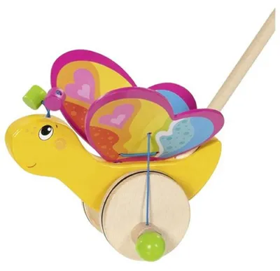 Produktbild von Goki Schiebespielzeug Schmetterling Holzspielzeug für Kleinkinder