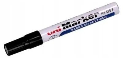 Produktbild von UNI Permanentmarker Rundspitze Schwarz 1,0-3,0mm