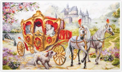 Obrázok produktu pre Magic Needle Zweigart Edition balenie výšiviek krížom-krážom "Secret Rendezvous", počítaný vzor, 47x27cm