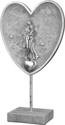 Produktbild von Casablanca by Gilde Dekofigur Skulptur Paar im Herz H. 30 cm,37584