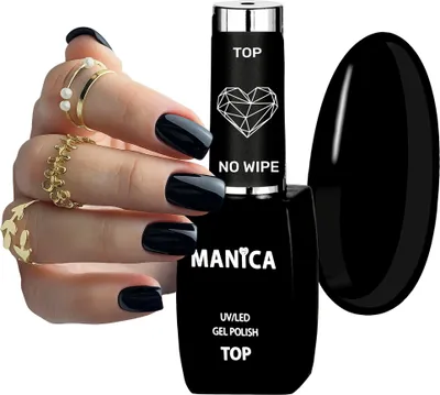 Image de Manica Hybrid Vernis à ongles gel UV/LED, Top, sans essuyage, 10 ml