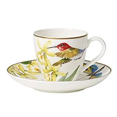 Immagine prodotto di Villeroy & Boch 1043811410, Set, Multicolore, Porcellana, Espresso, 2 pezzi, 170 g