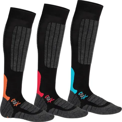 Produktbild von CFLEX Damen und Herren Ski- und Snowboard Socken (3 Paar) Kniestrümpfe - Mix 35-38