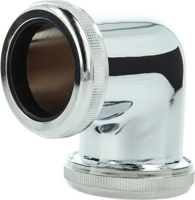 Produktbild von tecuro Winkel/Kupplung Ø 32 mm für Siphon- und Tauchrohre Messing hochglanzverchromt Schwere Ausführung