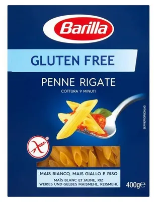 Produktbild von 3 x Barilla Penne Rigate 400 g Senza Glutine Glutenfrei Pasta Nudeln Gesundheitsnahrung