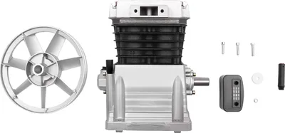 Zdjęcie produktu dla pompa sprężarki powietrza 3HP, konstrukcja dwucylindrowa, cicha praca, kolor srebrny
