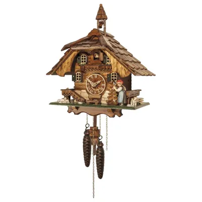 Produktbild von Engstler - 44414 - Kuckucksuhr - 1-Tag-Kettenzugwerk - Nussbaum