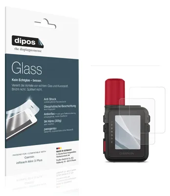 Image de 2x Protection ecrán pour Garmin inReach Mini 3 Plus mat Verre souple Film Protecteur 9H dipos