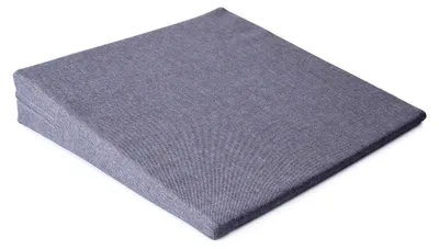 Produktbild von Sitzkeilkissen mit Reißverschluss, 38x38x7/1 cm, grau