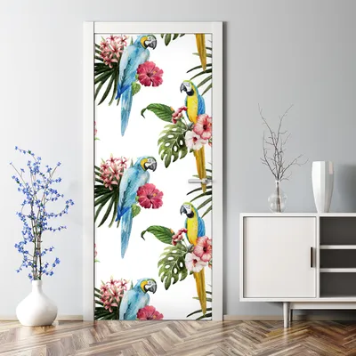 Produktbild von Dekorative Türtapete selbstklebend Klebefolie Türposter Türaufkleber Wassermelone 70 x 200 cm