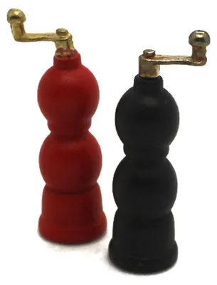 Produktbild von Miniatur Pfeffermühle für die Puppenstuben Küche (1 Set)