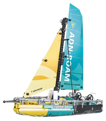Produktbild von Segelboot Bausteine Typ 65 Modell 675 Teile Set