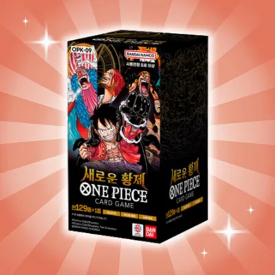 Produktbild von One Piece Card Game – OP09 | Booster Display | 24 Boosterpacks | Koreanische Version