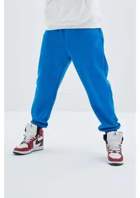 Produktbild von Jogger Basic Oversize Jogginghose Baumwolle Hose L Blau