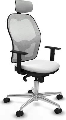 Produktbild von Bürostuhl mit Kopfstütze Piqueras y Crespo 1D086N2 Weiß