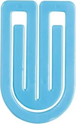 Produktbild von Büroklammern King Klip 32mm VE=100 Stück hellblau