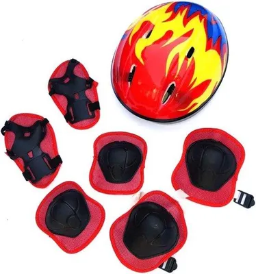 Immagine prodotto di Ginocchiere per bambini - Set protettivo per pattini in linea, bicicletta e skateboard