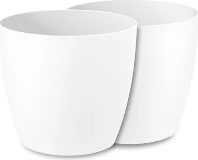 Produktbild von Garronda Blumentopf 2 Stück GD-0033 (Weiß, 16, H=14,5cm)