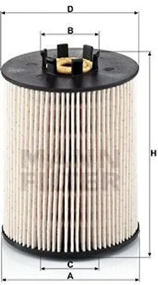 Produktbild von MANN-FILTER Diesel Filter Spritfilter 7280294 4011558680619