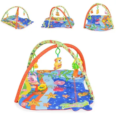 Produktbild von Moni Spielbogen Baby Like 143A, Unterwasserwelt, 5 Spielsachen, Wachstumsskala