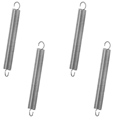 Zugfeder 25 mm, 90° Haken, Edelstahl, 0,3 mm, 20 Stück