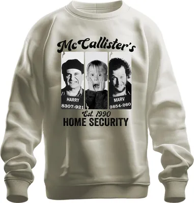 Produktbild von McCallister's Home Security Harry Marv Kevin - Weihnachten Christmas Xmas Uni Weihnachtspullover, Natur, 3XL