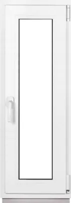 Obrázek produktu pro Framex sklepní okno PVC okno bílé šířka x výška 40 x 120 cm (400 x 1200 mm) dvojité (32 mm) otočné/sklopné DIN pravé - Premium - všechny velikosti