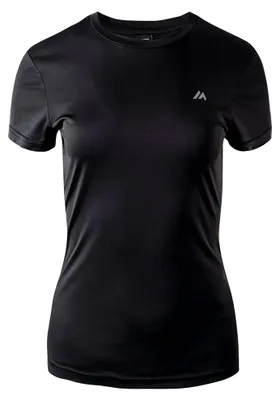 Produktbild von Martes - "Bisic" T-Shirt für Damen kurzärmlig IG4981 (XL) (Schwarz)