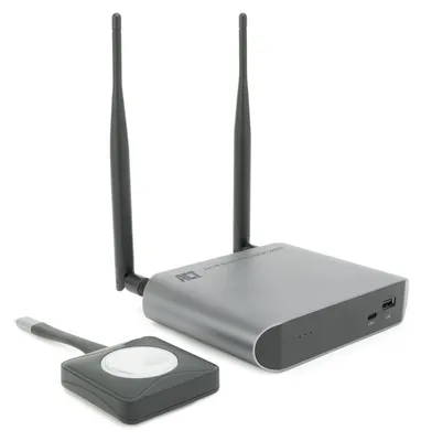 Immagine prodotto di Sistema di presentazione wireless ACT Aero 4K, desktop, nero, grigio, 3840 x 2160, 2160p, USB tipo C, USB